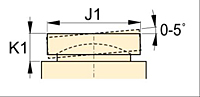 Dimensional Drawing - Optional Tilt Saddle 